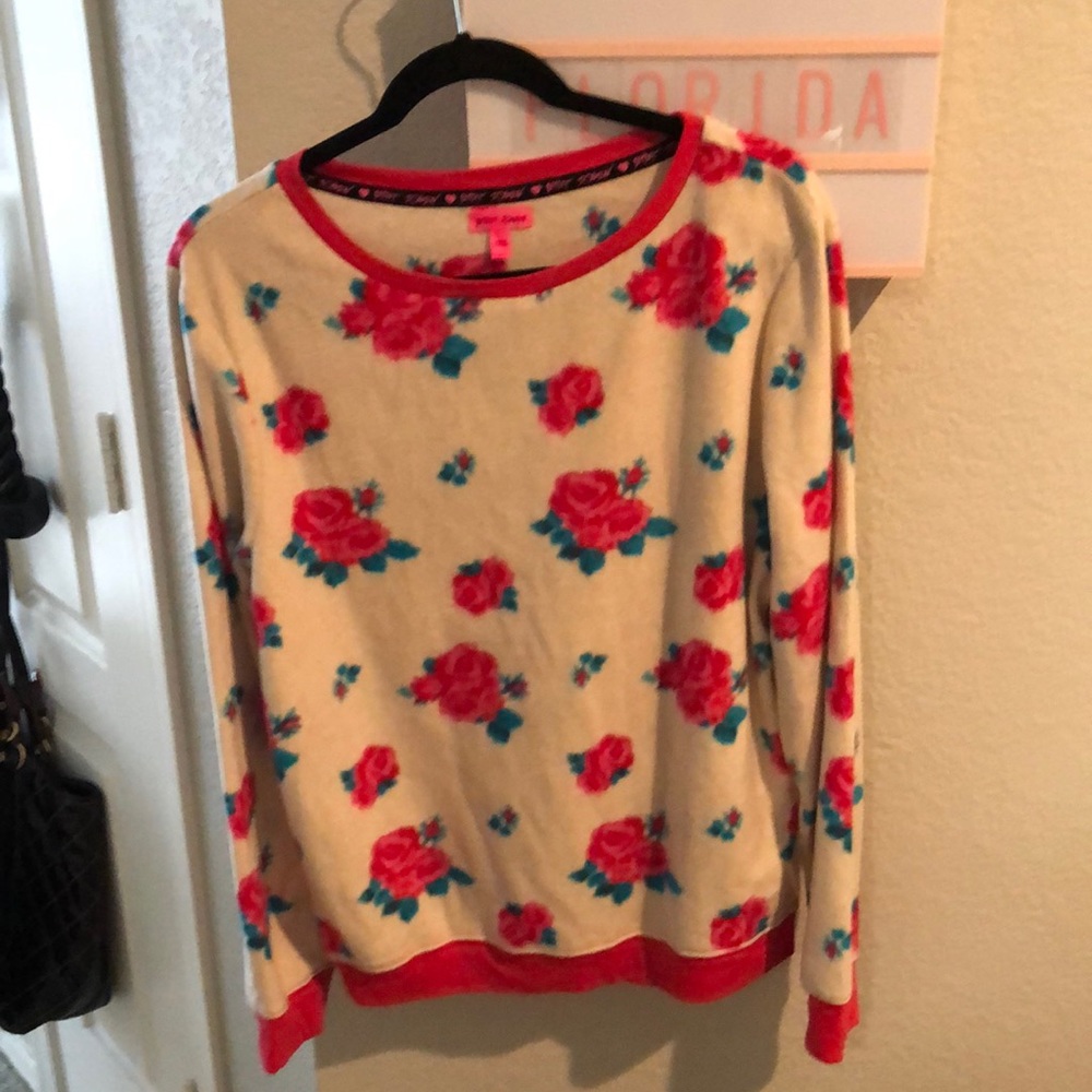 Betsey Johnson Pajama Set Like New